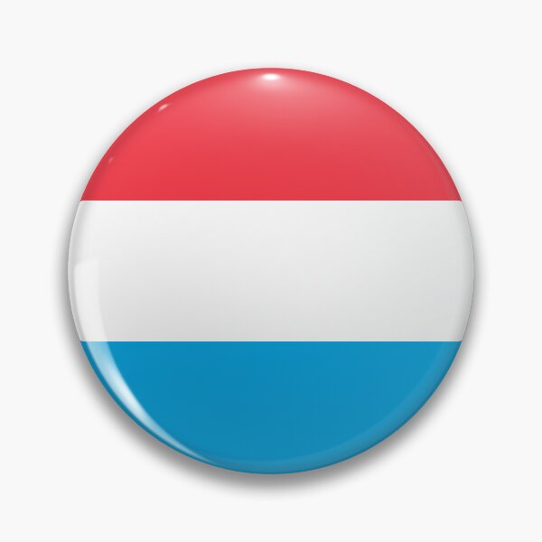 Item preview, Luxembourg Round Flag Luxembourgish Patriotic Heritage designed and sold by NTGUILTY.