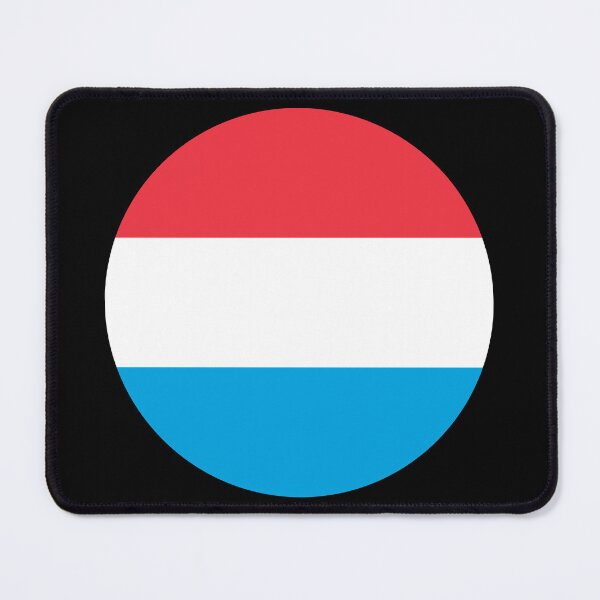 Item preview, Luxembourg Round Flag Luxembourgish Patriotic Heritage designed and sold by NTGUILTY.