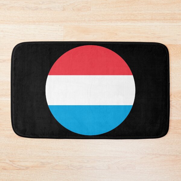 Item preview, Luxembourg Round Flag Luxembourgish Patriotic Heritage designed and sold by NTGUILTY.