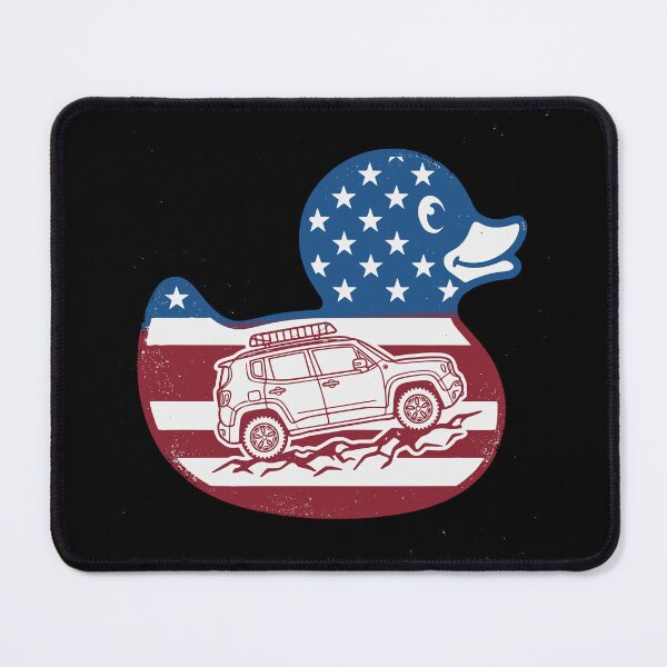 Item preview, USA Flag Rubber Duck with Renegade Off-Road SUV Graphic designed and sold by Off-Road-Zone.