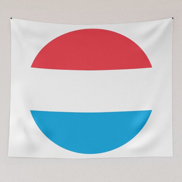 Item preview, Luxembourg Round Flag Luxembourgish Patriotic Heritage designed and sold by NTGUILTY.