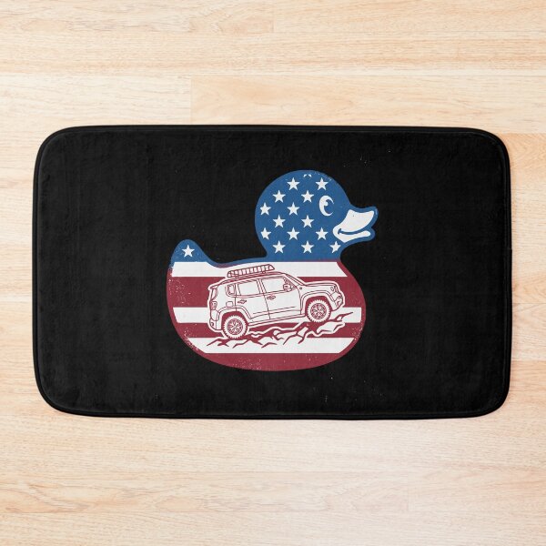 Item preview, USA Flag Rubber Duck with Renegade Off-Road SUV Graphic designed and sold by Off-Road-Zone.