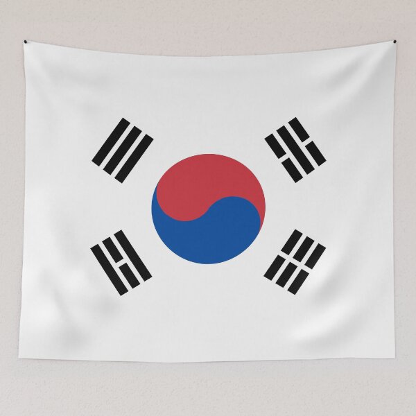 Item preview, South Korea Round Flag Korean Patriotic Heritage designed and sold by NTGUILTY.