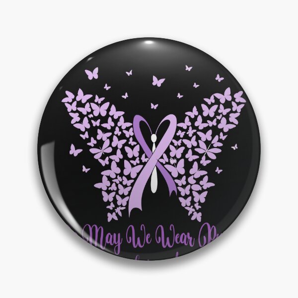 Item preview, On May We Wear Purple Fibromyalgia Awareness Chronic Pain Support designed and sold by GrumpySableye.