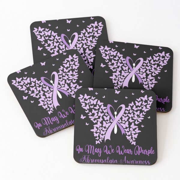 Item preview, On May We Wear Purple Fibromyalgia Awareness Chronic Pain Support designed and sold by GrumpySableye.