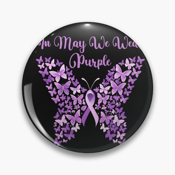 Item preview, In May We Wear Purple Fibromyalgia Awareness Month Supporter designed and sold by GrumpySableye.
