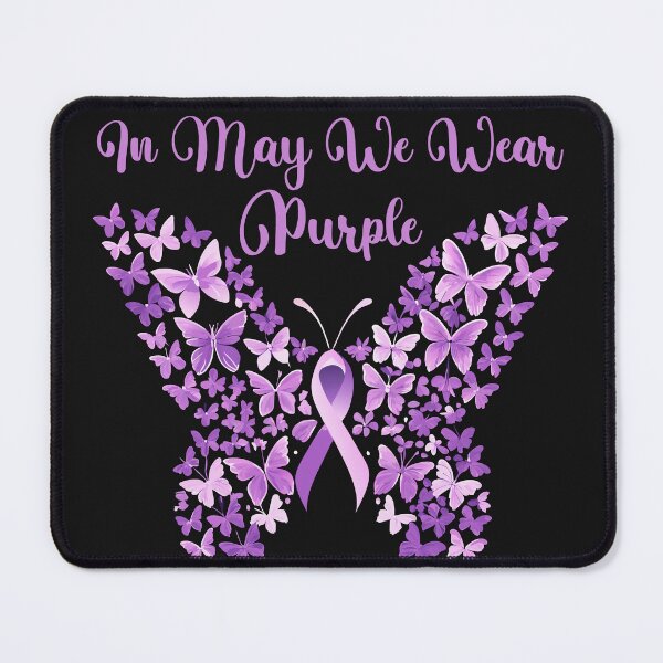 Item preview, In May We Wear Purple Fibromyalgia Awareness Month Supporter designed and sold by GrumpySableye.