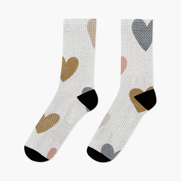 Item preview, Pattern of hearts on fabric surface designed and sold by anytka.