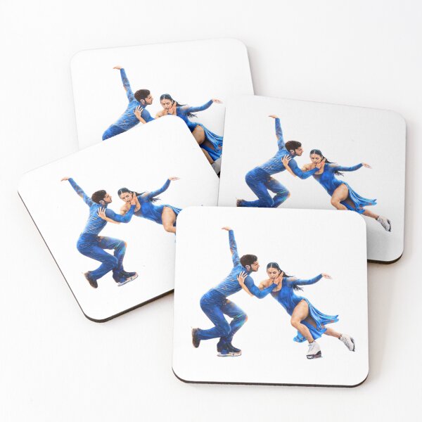 Item preview, Ice Dance Motion – Figure Skating Minimal Design - Guillaume & Laurence  designed and sold by origin-arthouse.