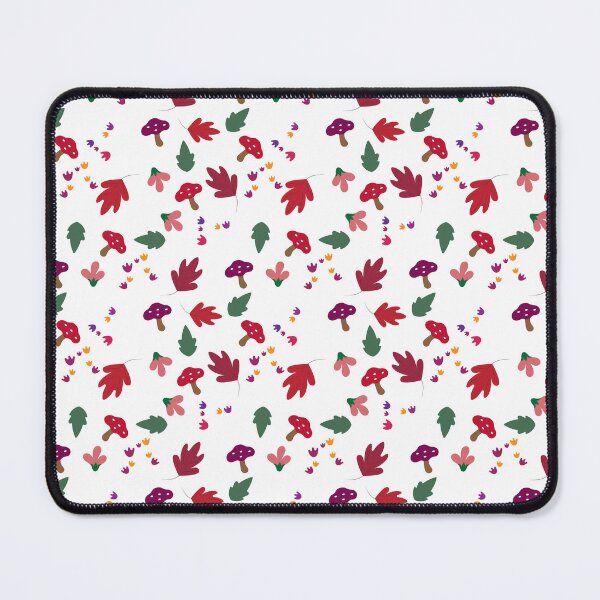 Item preview, Seamless Autumn Forest Pattern with Leaves, Mushrooms and Cute Floral Elements designed and sold by VectorVox.