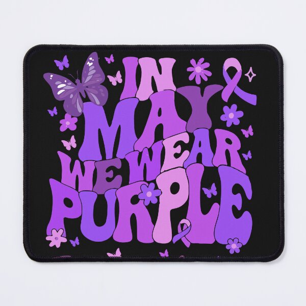 Item preview, In May We Wear Purple Fibromyalgia Awareness Warrior Support designed and sold by GrumpySableye.