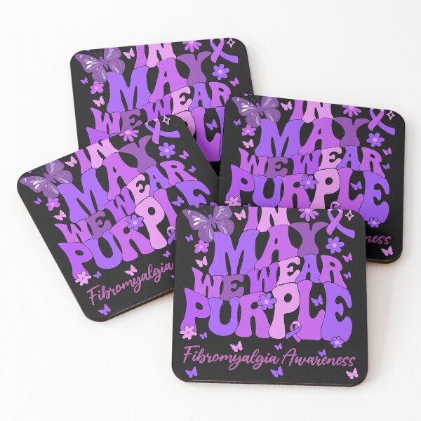 Item preview, In May We Wear Purple Fibromyalgia Awareness Warrior Support designed and sold by GrumpySableye.