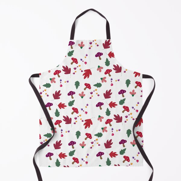 Item preview, Seamless Autumn Forest Pattern with Leaves, Mushrooms and Cute Floral Elements designed and sold by VectorVox.