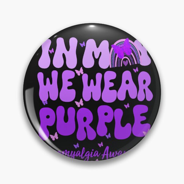 Item preview, In May We Wear Purple Fibromyalgia Awareness Warrior Support designed and sold by GrumpySableye.