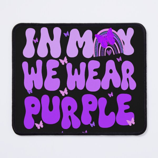 Item preview, In May We Wear Purple Fibromyalgia Awareness Warrior Support designed and sold by GrumpySableye.