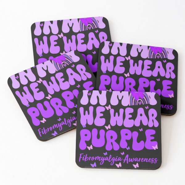 Item preview, In May We Wear Purple Fibromyalgia Awareness Warrior Support designed and sold by GrumpySableye.