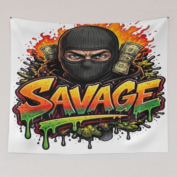Item preview, Savage Street Masked Character Graffiti designed and sold by Prestige Parlor.