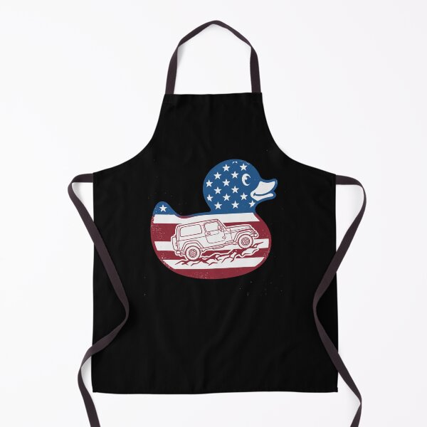 Item preview, USA Flag Rubber Duck with Wrangler LJ Unlimited Off-Road Graphic designed and sold by Off-Road-Zone.
