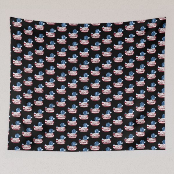 Item preview, USA Flag Rubber Duck with Wrangler LJ Unlimited Off-Road Graphic designed and sold by Off-Road-Zone.