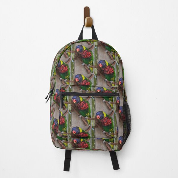 Item preview, Curious Lorikeet Parrot hangin' out. designed and sold by greencitystudio.