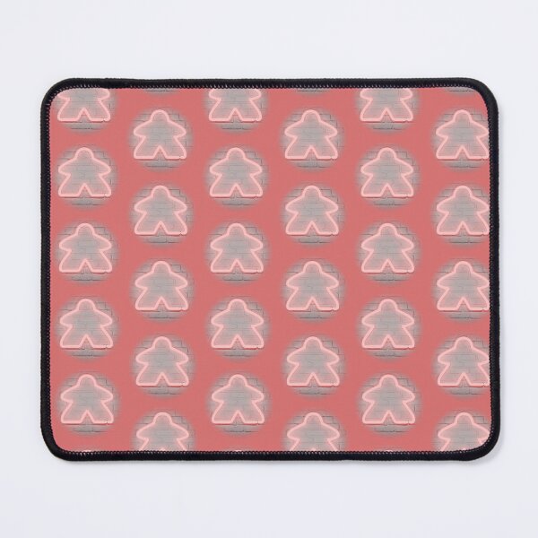 Item preview, Neon red meeple designed and sold by HeathWayPrints.