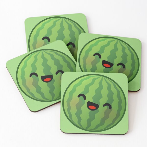 Item preview, Cute Kawaii Watermelon - Cozy Farming Sim Art designed and sold by AlexAnewArt.