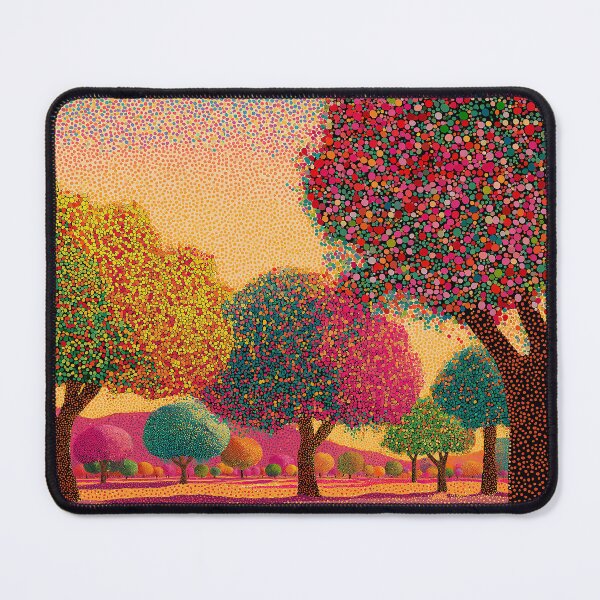 Item preview, Brightly Colorful Blooming Trees designed and sold by Neika Shimm Designs.