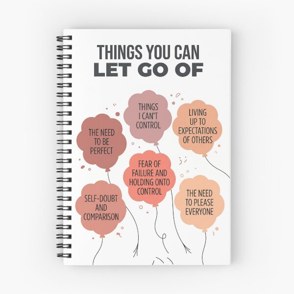 Item preview, Things To Let Go Of| Mental Health| Note to Self| Therapist Office Decor| Challenging Negative Thoughts designed and sold by VividRougeArt.