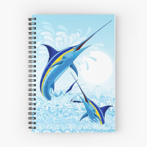 Item preview, Blue Marlin Jumping out of Ocean designed and sold by BluedarkArt.