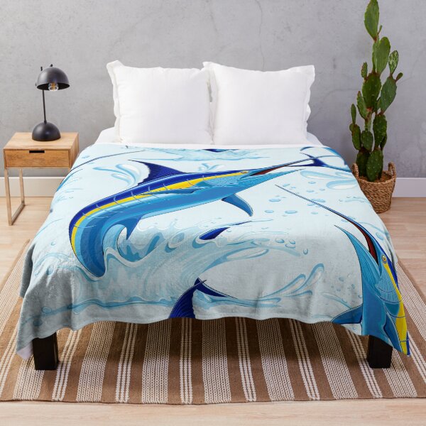 Item preview, Blue Marlin Jumping out of Ocean designed and sold by BluedarkArt.