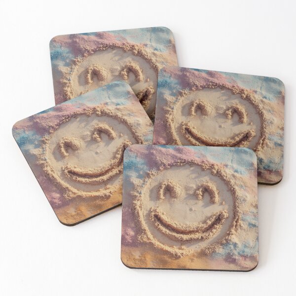 Item preview, Colorful Smiley Face Sand Art designed and sold by chase-thewave.