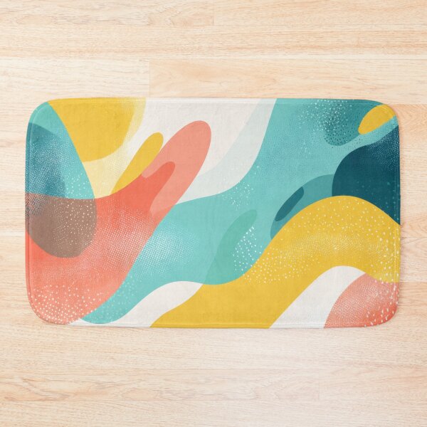 Item preview, Waves of color in modern art design designed and sold by anytka.
