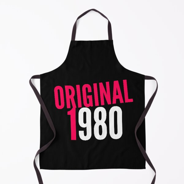 Item preview, Original 1980 birthday gift idea, born in 1980, limited edition retro vintage design designed and sold by AstronautMerch.