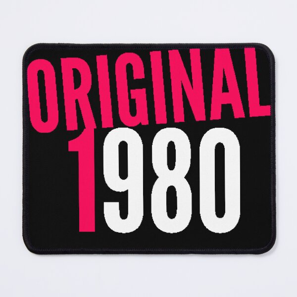 Item preview, Original 1980 birthday gift idea, born in 1980, limited edition retro vintage design designed and sold by AstronautMerch.