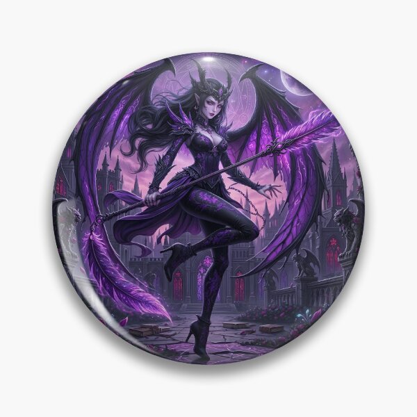 Item preview, Cute Succubus Queen - Dark Gothic Fantasy Art designed and sold by Lucid Dream Pixel.