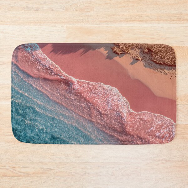 Item preview, Pink Sand Beach Aerial Coastline Banner designed and sold by chase-thewave.