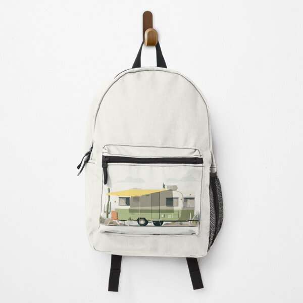 Item preview, Vintage camper in a desert setting designed and sold by anytka.