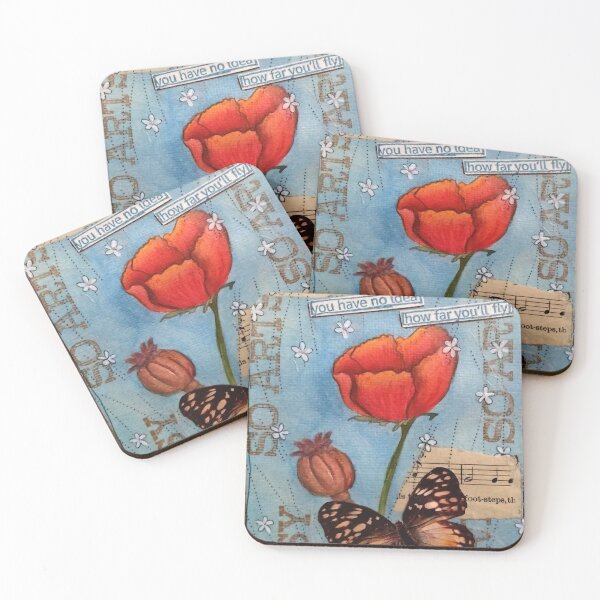 Item preview, Poppies - Spread Your Wings to Fly designed and sold by Imagine Bee Studio.