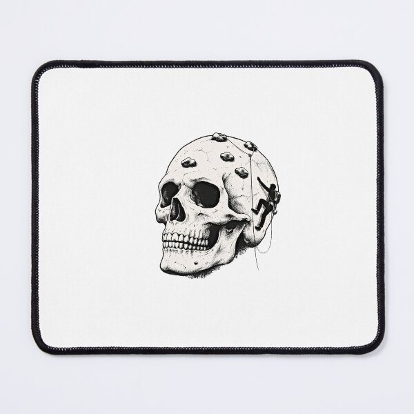 Item preview, Skull with climbing holds designed and sold by pierogiii.