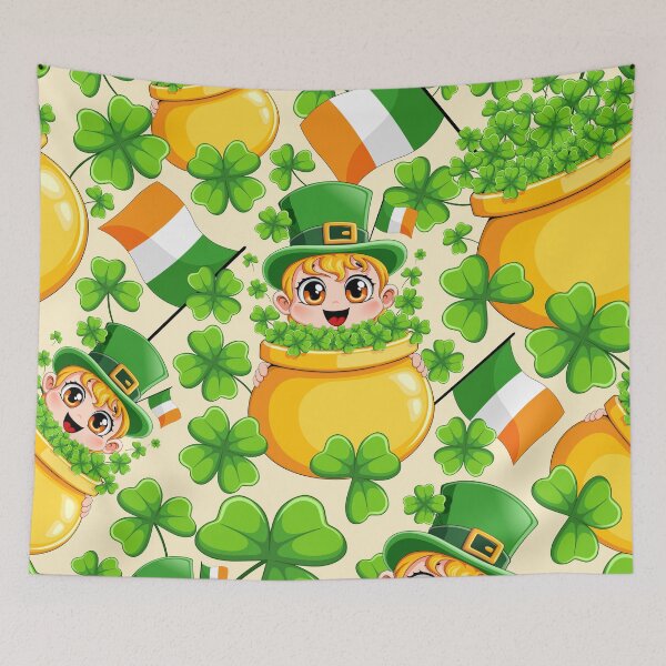 Item preview, St Patrick Leprechaun Happy Character designed and sold by BluedarkArt.
