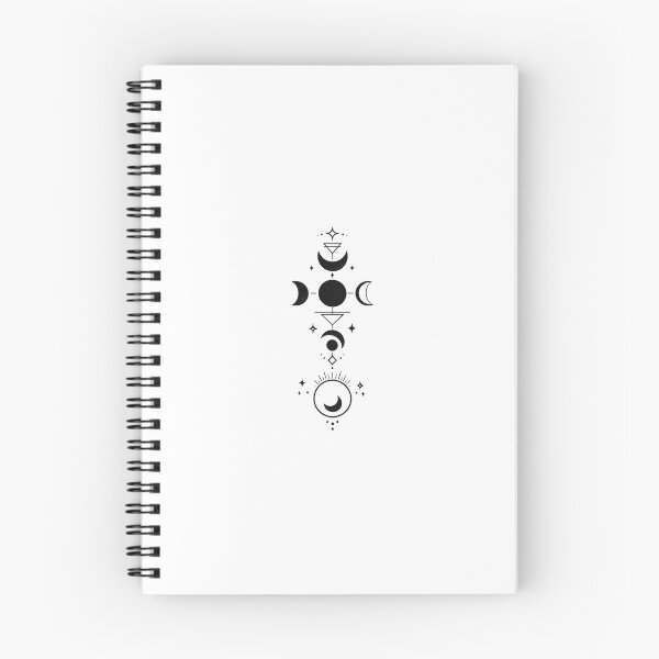 Item preview, Minimal Geometric Moon Phases designed and sold by Le Grand Requin.