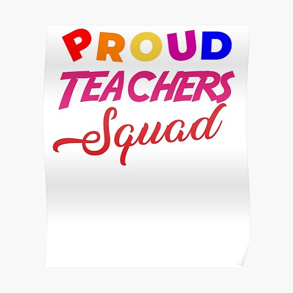 Proud Teacher Wall Art | Redbubble