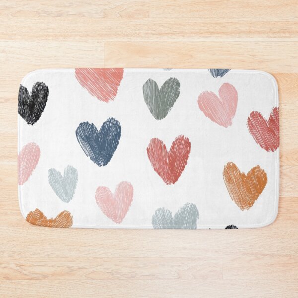 Item preview, Colorful hearts on white background designed and sold by anytka.