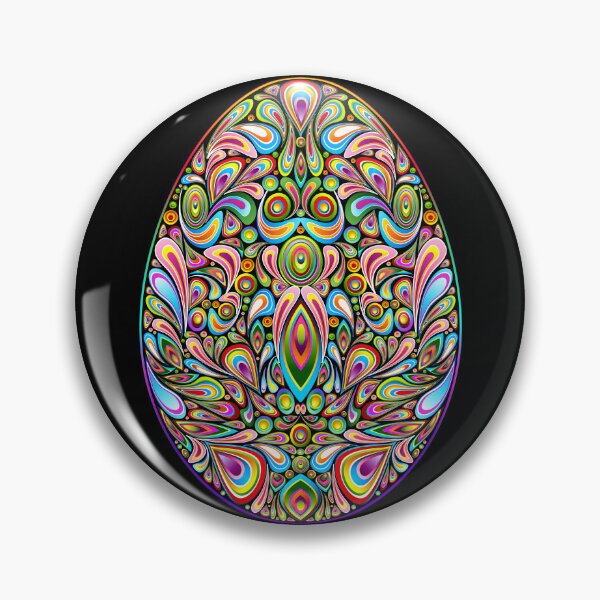 Item preview, Easter Egg Psychedelic Design designed and sold by BluedarkArt.