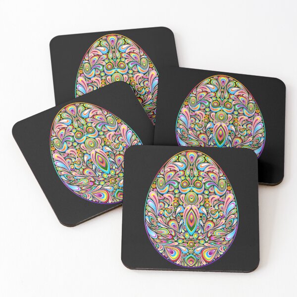 Item preview, Easter Egg Psychedelic Design designed and sold by BluedarkArt.