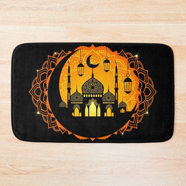 Item preview, Ramadan Mubarak Mecca Mosque and Crescent Moon designed and sold by BluedarkArt.