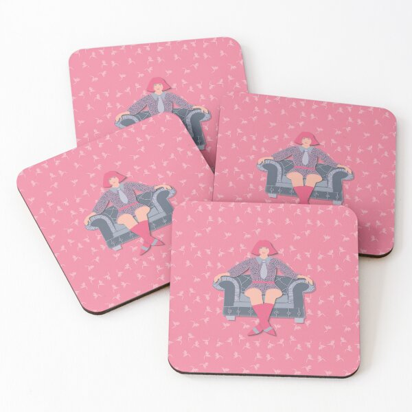 Item preview, Queen of the strelitzias, pink strelitzia pattern background designed and sold by WONDERPRINTVALLEY.