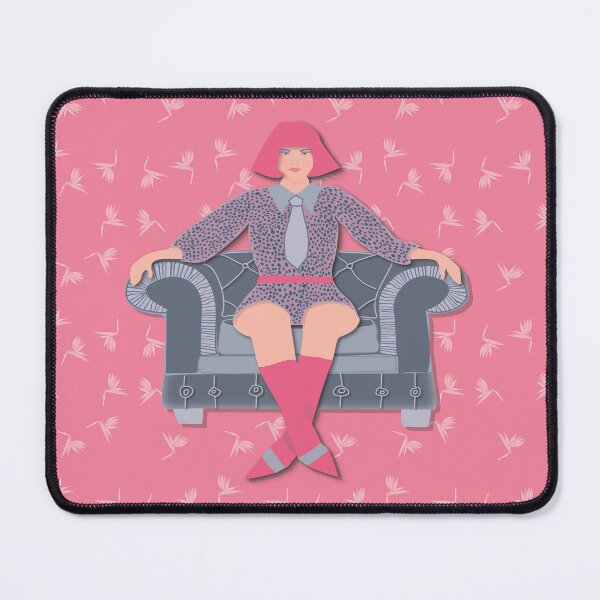 Item preview, Queen of the strelitzias, pink strelitzia pattern background designed and sold by WONDERPRINTVALLEY.