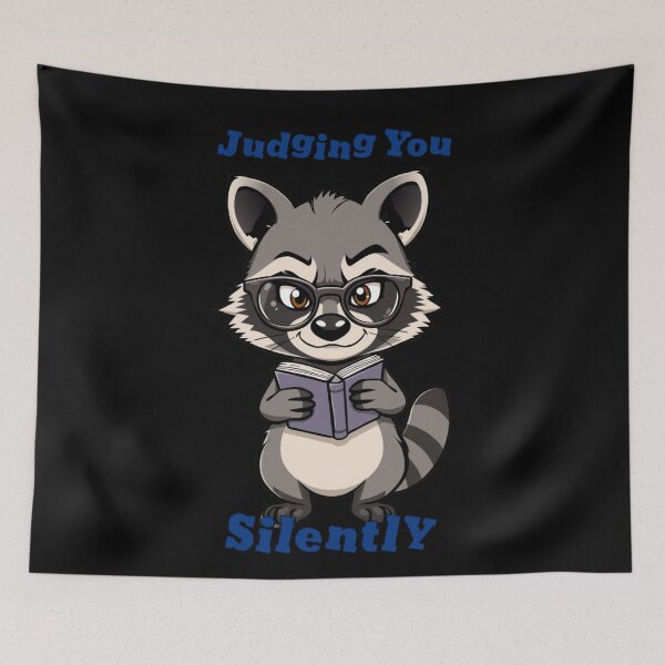 Item preview, Funny Raccoon Meme Collection – Judging You Silently Sarcastic Raccoon Meme Funny Graphic Tee designed and sold by MiraLumeStudio.