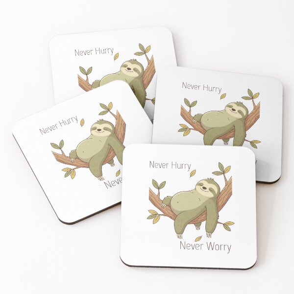 Item preview, Never Hurry Never Worry designed and sold by Morles.